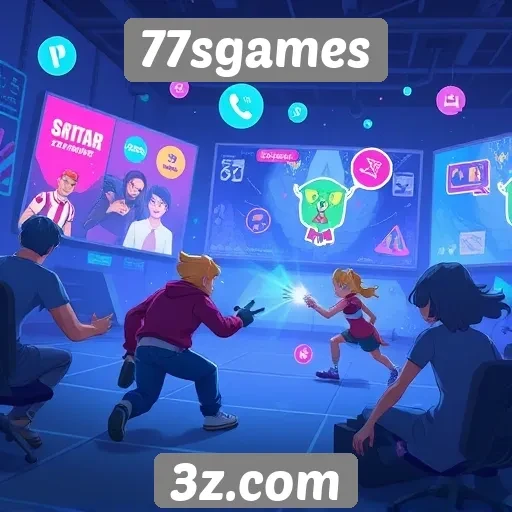 Novos recursos de interatividade melhoram experiência no 77sgames
